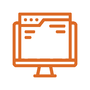 أيقونة عمل مواقع إلكترونية